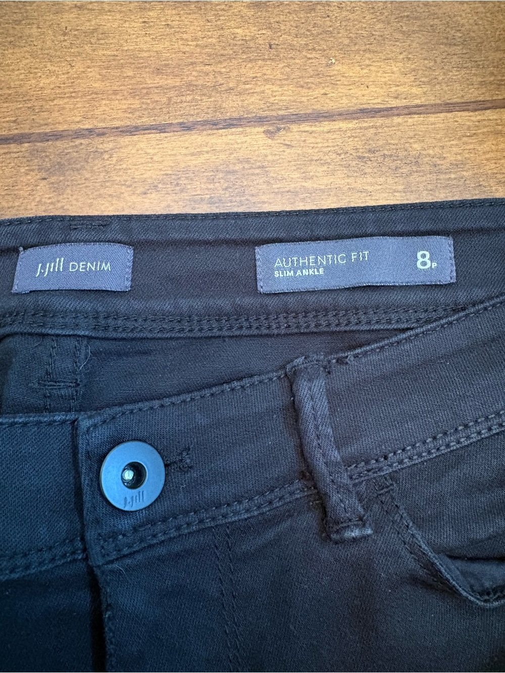 J. Jill Black Authentic Fit Slim Ankle Jeans